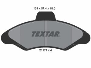 Set placute frana TEXTAR 2117105 – FORD | AutoRival