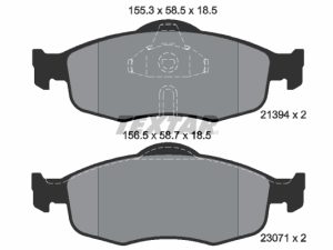 Set placute frana TEXTAR 2139408 – FORD | AutoRival