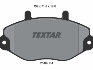 Set placute frana TEXTAR 2146901 – FORD | AutoRival