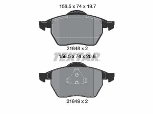Set placute frana TEXTAR 2184802 – FORD | AutoRival