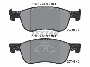 Set placute frana TEXTAR 2274801 – FORD | AutoRival