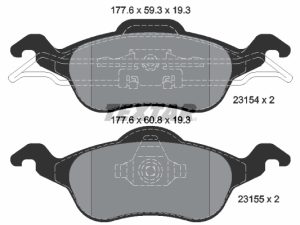 Set placute frana TEXTAR 2315402 – FORD | AutoRival