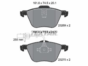 Set placute frana TEXTAR 2326903 – FORD | AutoRival