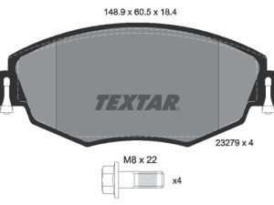 Set placute frana TEXTAR 2327904 – FORD | AutoRival