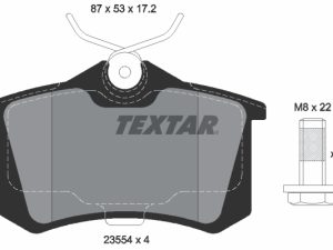 Set placute frana TEXTAR 2355402 – FORD | AutoRival