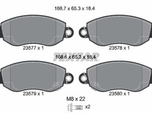 Set placute frana TEXTAR 2357701 – FORD | AutoRival