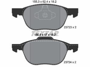 Set placute frana TEXTAR 2372301 – FORD | AutoRival