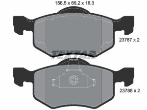 Set placute frana TEXTAR 2378701 – FORD | AutoRival