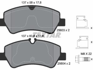 Set placute frana TEXTAR 2560301 – FORD | AutoRival