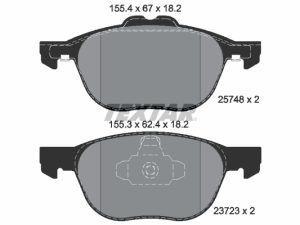 Set placute frana TEXTAR 2574801 – FORD | AutoRival
