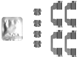 Set accesorii placute frana TEXTAR 82553000 – FORD | AutoRival