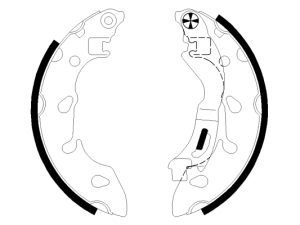 Set saboti frana TEXTAR 91079700 – FORD | AutoRival