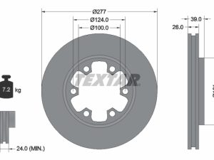 Disc frana TEXTAR 92059000 – FORD | AutoRival