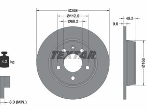 Disc frana TEXTAR 92074303 – FORD | AutoRival