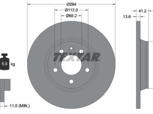 Disc frana TEXTAR 92098103 – FORD | AutoRival