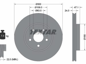 Disc frana TEXTAR 92109605 – FORD | AutoRival