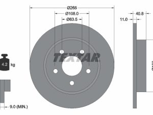 Disc frana TEXTAR 92133703 – FORD | AutoRival