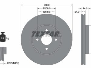 Disc frana TEXTAR 92139903 – FORD | AutoRival