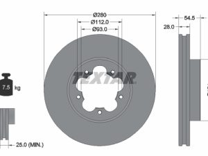 Disc frana TEXTAR 92151803 – FORD | AutoRival