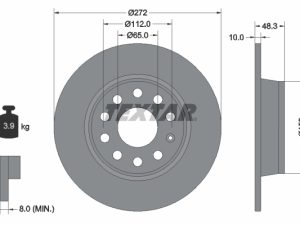Disc frana TEXTAR 92224903 – FORD | AutoRival