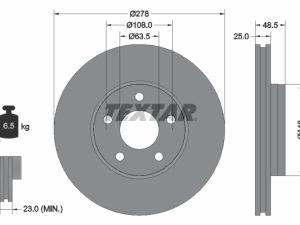 Disc frana TEXTAR 92237703 – FORD | AutoRival