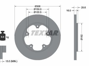 Disc frana TEXTAR 92274103 – FORD | AutoRival
