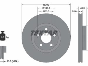 Disc frana TEXTAR 92326003 – FORD | AutoRival