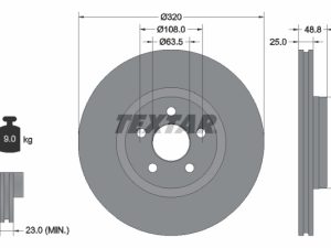 Disc frana TEXTAR 92326103 – FORD | AutoRival