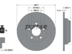 Disc frana TEXTAR 92327403 – FORD | AutoRival