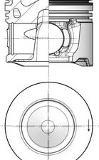 Piston KOLBENSCHMIDT 41253600 – FORD | AutoRival
