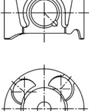 Piston KOLBENSCHMIDT 41287600 – FORD | AutoRival