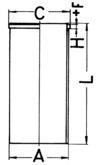 Camasa cilindru KOLBENSCHMIDT 89167190 – FORD | AutoRival