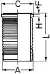 Camasa cilindru KOLBENSCHMIDT 89500110 – FORD | AutoRival