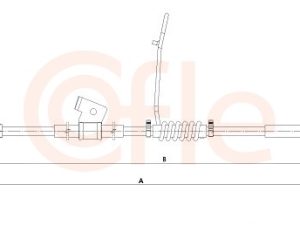 Cablu frana de parcare COFLE 1.FD012 – FORD | AutoRival
