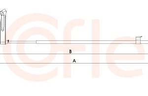 Cablu frana de parcare COFLE 1.FO002 – FORD | AutoRival