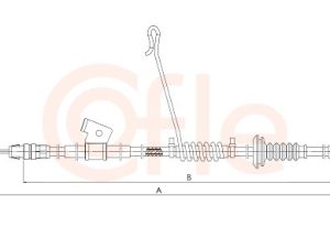 Cablu frana de parcare COFLE 1.FO004 – FORD | AutoRival