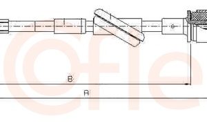 Cablu ambreiaj COFLE 10.2444 – FORD | AutoRival
