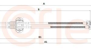Cablu transmisie manuala COFLE 10.2454 – FORD | AutoRival