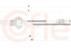 Cablu transmisie manuala COFLE 10.2456 – FORD | AutoRival