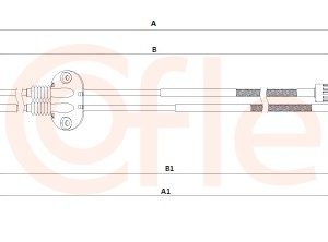 Cablu transmisie manuala COFLE 10.2457 – FORD | AutoRival
