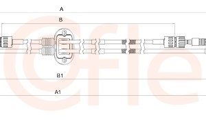 Cablu transmisie manuala COFLE 10.2462 – FORD | AutoRival