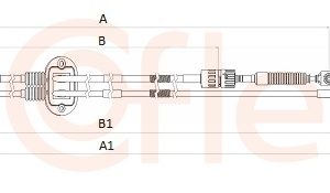 Cablu transmisie manuala COFLE 10.2463 – FORD | AutoRival