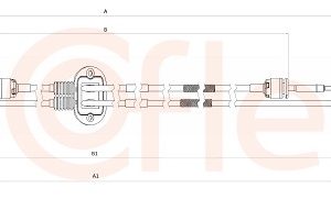 Cablu transmisie manuala COFLE 10.2464 – FORD | AutoRival