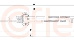 Cablu transmisie manuala COFLE 10.2466 – FORD | AutoRival
