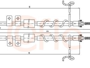Cablu frana de parcare COFLE 10.5335 – FORD | AutoRival