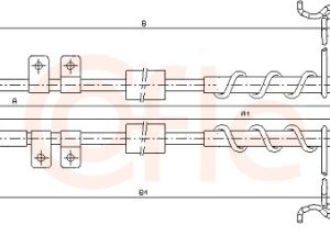 Cablu frana de parcare COFLE 10.5345 – FORD | AutoRival