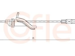 Cablu frana de parcare COFLE 10.5369 – FORD | AutoRival