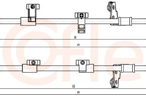 Cablu frana de parcare COFLE 10.5381 – FORD | AutoRival