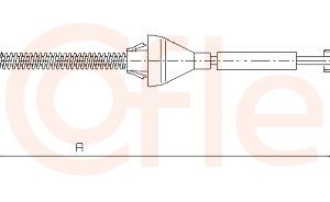 Cablu frana de parcare COFLE 10.5382 – FORD | AutoRival