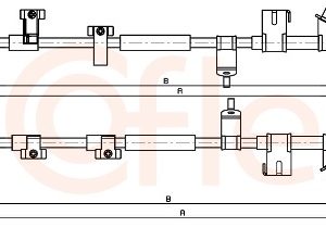 Cablu frana de parcare COFLE 10.5392 – FORD | AutoRival